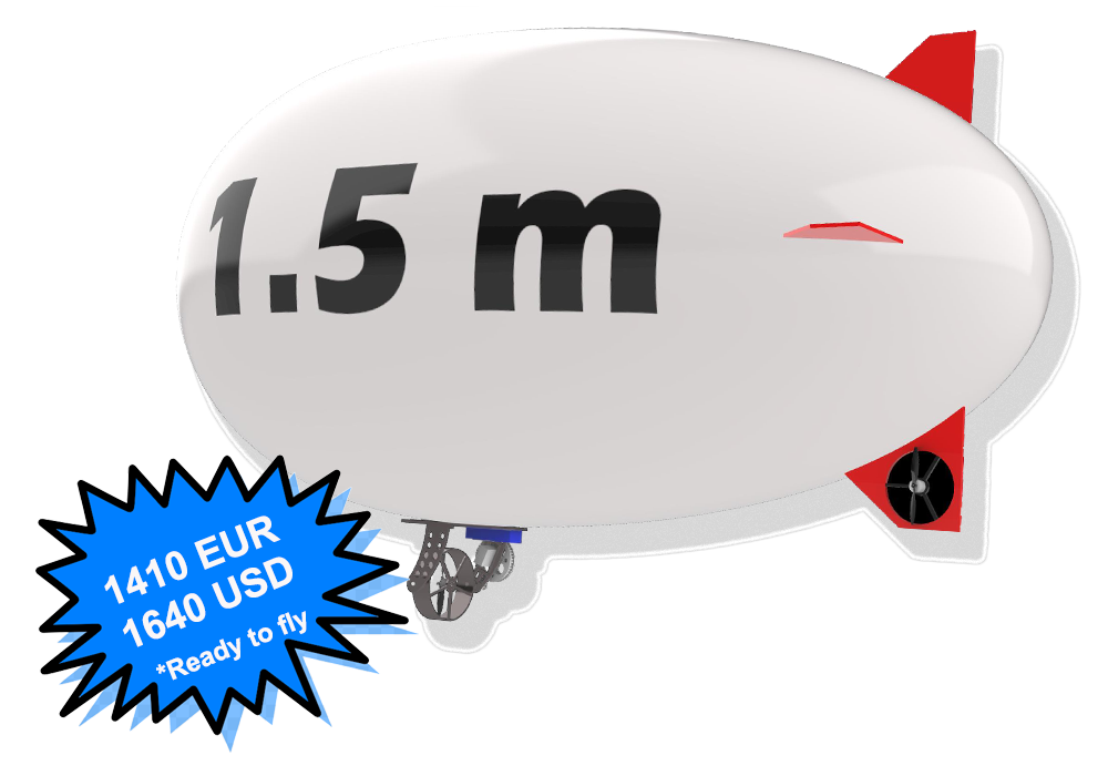 Preço do RC Blimp 1.5m